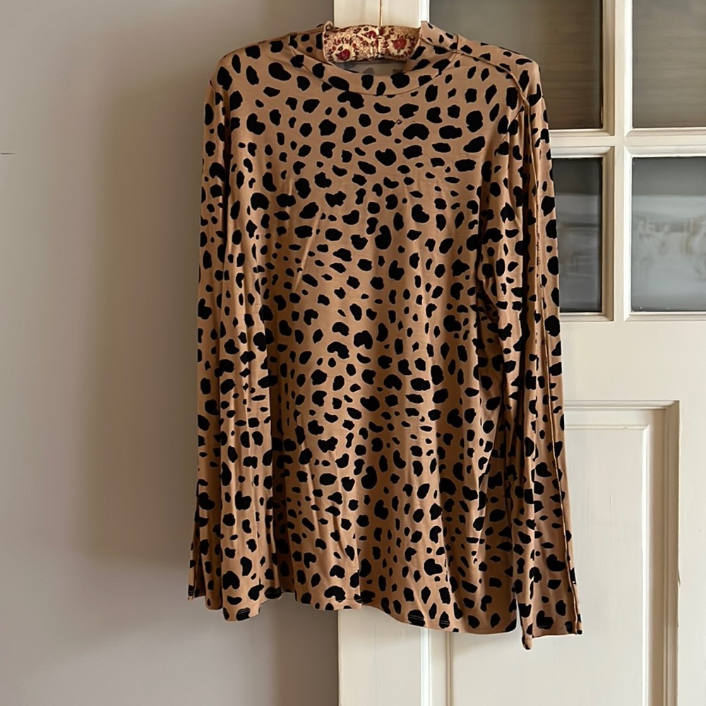 Laurie Felt pullover mock neck top